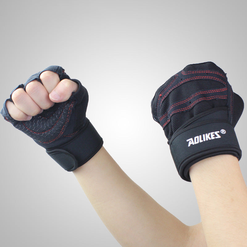 Breathable Non Slip Fitness Gym Gloves
