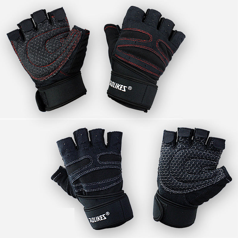 Breathable Non Slip Fitness Gym Gloves