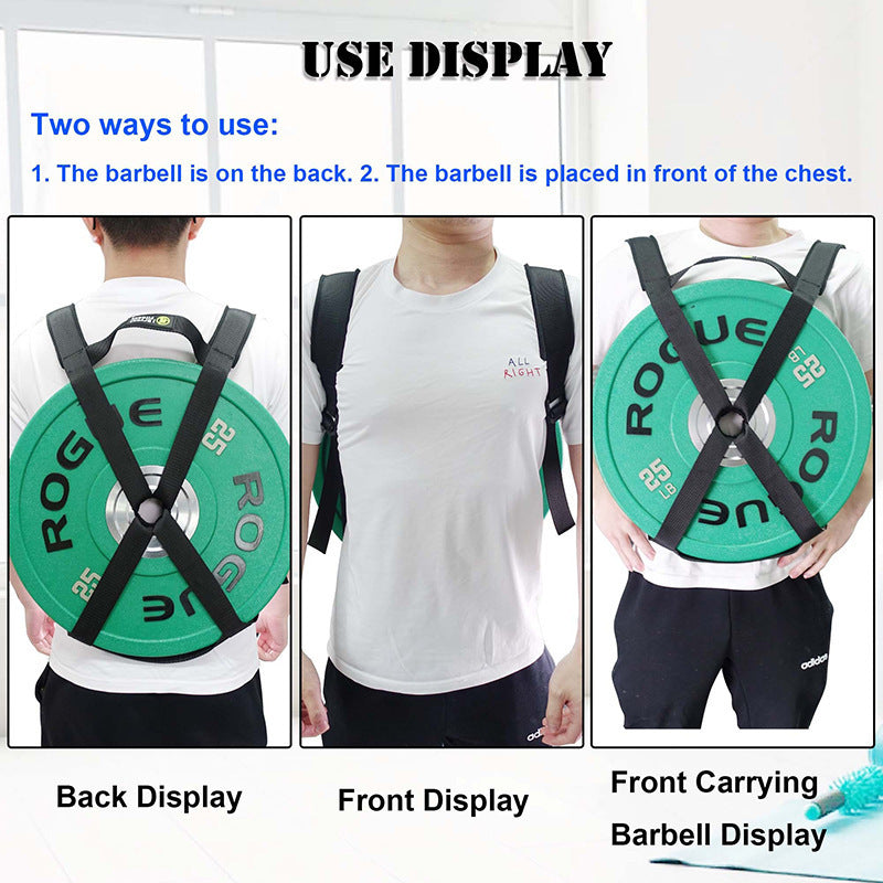 Weightlifting Belt With Training Plates