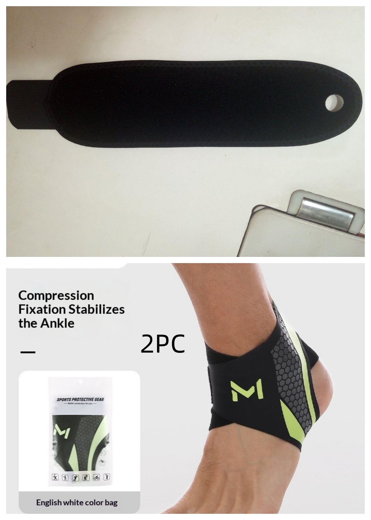 Copper Ankle Compression Sleeves Gym Support Brace
