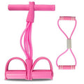 Multi-Function Tension Rope 6Tube Gym Fitness Foot Pedal Exerciser Pull Band New